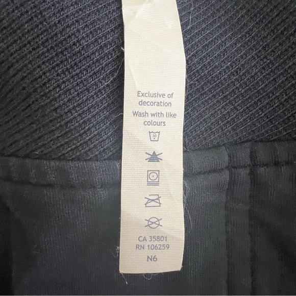 LULULEMON Belle Wrap Asymmetrical Sweatshirt French Terry - Picture 4 of 5